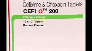 Cefixime dispersible tablets 200mg uses in hindi  CEFI O 200 TABLET Cefixime amp Ofloxacin uses hindi [upl. by Yeldah]