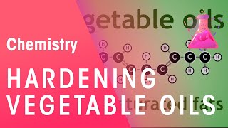 Hardening Vegetable Oils Through Hydrogenation  Organic Chemistry  Chemistry  FuseSchool [upl. by Bilski578]