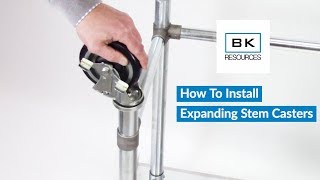 HowTo Install Expanding Stem Casters [upl. by Oscar31]