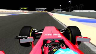 rFactor F1 2014 Alonso Onboard Bahrain [upl. by Gilemette]