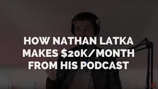 How millionaire Nathan Latka makes 20k a month selling data from his podcast [upl. by Berlyn]