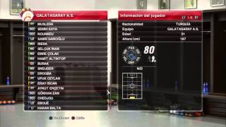 Galatasaray Faces amp Stats  PES 2014 [upl. by Nitsur]