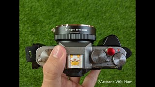 Fringer EFFX Pro 2  Ngàm chuyển AF TỐT NHẤT cho Fujifilm  Dùng được tất cả các lens Ngàm Canon [upl. by Yarg]