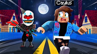 escape the killer clown in roblox [upl. by Nwadrebma539]