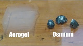 The lightest solid vs the densest solid on earth [upl. by Asimaj470]