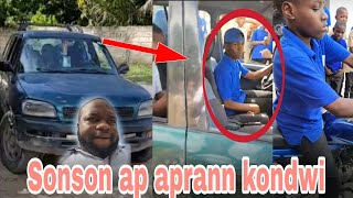 🤔 malgre moman yo tris Sonson ap aprann kondwi machin fr Luckson zòn pa fè moun di pagen kanpe [upl. by Olivier]