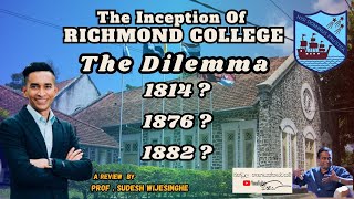 The Inception of RICHMOND COLLEGE GALLE [upl. by Robinia572]