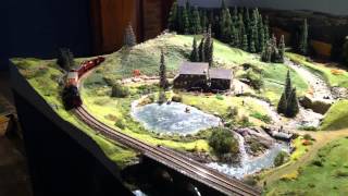 Modelleisenbahn Ausstellung 2014 Saline  HO Anlage [upl. by Ilamad]