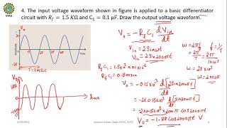 Part 2 Integrator amp Differentiator Circuit  Problems  Opamp  Basic Electronics [upl. by Eseila470]