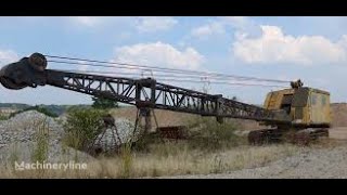 Old Time Dragline Working along the Tonle Sap River Phnom Phen Cambodia [upl. by Amlas]