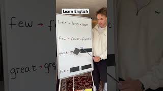 Comparatives and Superlatives englishlesson englishteacher learnenglish [upl. by Carrie]