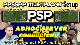 How to connect PSP Pes 2024 25 multiplayer SETUP ADHOC SERVER PES ppsspp adhoc PES2025 [upl. by Banyaz521]