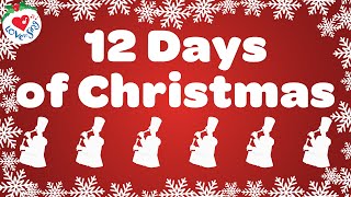 12 Days of Christmas with Lyrics 🎄 Christmas Songs and Carols [upl. by Idnic673]