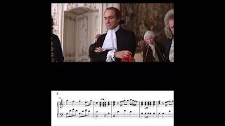 MOZART vs SALIERI transcription piano mozart classicalmusic [upl. by Pellikka]