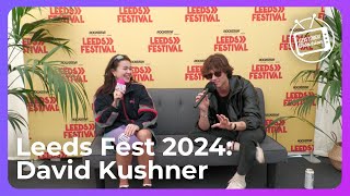 Leeds Fest 2024 David Kushner Interview [upl. by Riek]