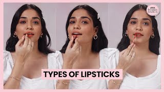 Understanding the Types of Lipsticks  Types of Lipsticks  Nykaa Beauty Basics [upl. by Edina]