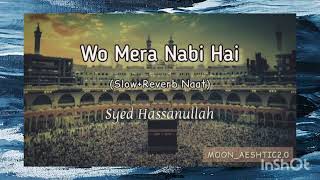 Wo Mera Nabi hai SlowReverb Naat  Syed Hassanullah  Noorain Khan hyc [upl. by Bret]