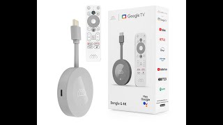 Homatics Dongle G 4K GD2 is a Google TV 4K Streaming Dongle with RJ45 port from Elebao [upl. by Mehelhteb]