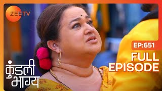 Sarla ने क्यों कोसा Karan को  Kundali Bhagya  Full Ep 651  Zee TV  21 Dec 2019 [upl. by Asiole409]