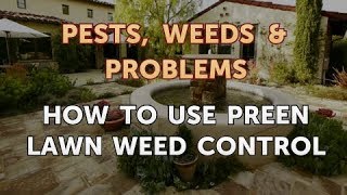 How to Use Preen Lawn Weed Control [upl. by Annawoj]