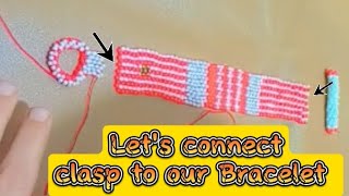 ⭐ Attaching a Clasp to Your Peyote Stitch Bracelet Easy amp Secure ✨ [upl. by Buyse]