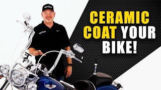 How to Ceramic Coat Your Motorcycle in Only 10 Minutes SO SIMPLE [upl. by Elwood]