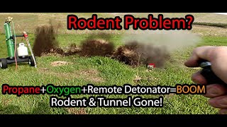 Rodent Blaster HS1 Remote Gets The Job Done 10 Seconds And 10 cents Per Hole [upl. by Yrelle980]