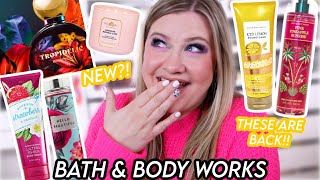 Bath amp Body Works Spring Sneak Peeks Tropical Collection  New amp Returning Scents [upl. by Marutani]