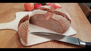 Roggenmischbrot ohne Sauerteig Graubrot [upl. by Colver]