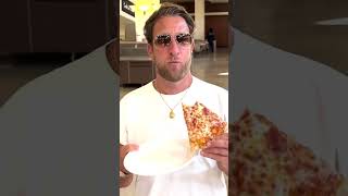 Dave Portnoy Tries College Dining Room Pizza At Rutgers [upl. by Aleacin]