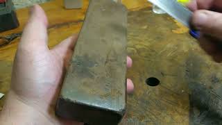 Natural Hindostan Siltstone Sharpening Honing Stone Razor Whetstone Oilstone [upl. by Hubing]