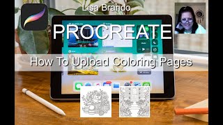 How To Upload Coloring Pages To Procreate For IPad [upl. by Sandler]