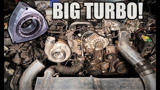 FD RX7 Build PT6  BIG SINGLE TURBO [upl. by Raama]