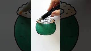 Sushi share handdrawing shortsfeed shortsvideo shortsyoutube shortvideo subscribe coloring [upl. by Atinrahs]