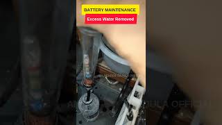 Battery water removal techniques  Battery Maintenance battery Repair VGuard [upl. by Devona]