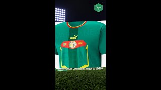 Puma officialise le maillot extérieur du Sénégal [upl. by Nosna]