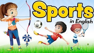 Sports name  Names of Sports for Kids in English  List of Sports  khelo ke naam  game name खेल [upl. by Mack]