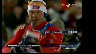 Olimpiadi Torino 2006  Biathlon inseguimento 125 km maschile [upl. by Norrahc402]