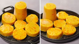 Mango Roll Cut Ice Cream  No Cream No Condensed Milk Mango Ice Cream Recipe  Yummy [upl. by Winonah]