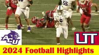 Abilene Christian vs Utah Tech Football Game Highlights 9 28 2024 [upl. by Swee698]