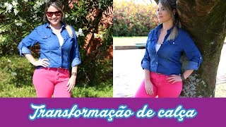 Tutorial  Como transformar calça com tingimento [upl. by Elorak768]