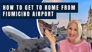 How to get from Fiumicino airport into Rome  Dont visit before you watch this [upl. by Rhianna818]