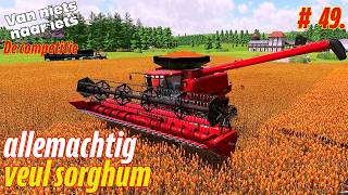 ALLEMACHTIG VEUL SORGHUM  De Competitie 49  Farming Simulator 22 fs22 farmingsimulator22 [upl. by Papst]