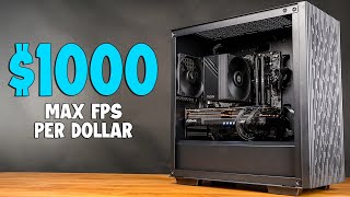 1000 PURE PERFORMANCE Gaming PC Build Guide [upl. by Lehcem691]