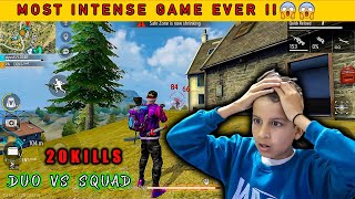 BR RANK Duo vs Squad │20 kills 😱 Free fire Gameplay 😍 [upl. by Brainard102]