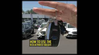 How to Use the Kick Liftgate on the 2025 Subaru Forester Touring [upl. by Aerdnek]