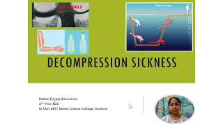 Decompression Sickness  Divers Palsy  Caissons Disease  Aeroembolism [upl. by Adieno]