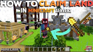 HOW TO CLAIM LAND IN A MINECRAFT SERVER  GRIEF PREVENTION COMPLETE GUIDE HINDI [upl. by Nyladnek]