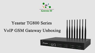 Yeastar TG800 Series VoIP GSM Gateway Unboxing [upl. by Adnorahc199]