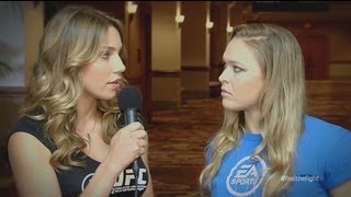 Ronda Rousey The Ultimate Fighter 18 Interview  EA SPORTS UFC [upl. by Deuno]